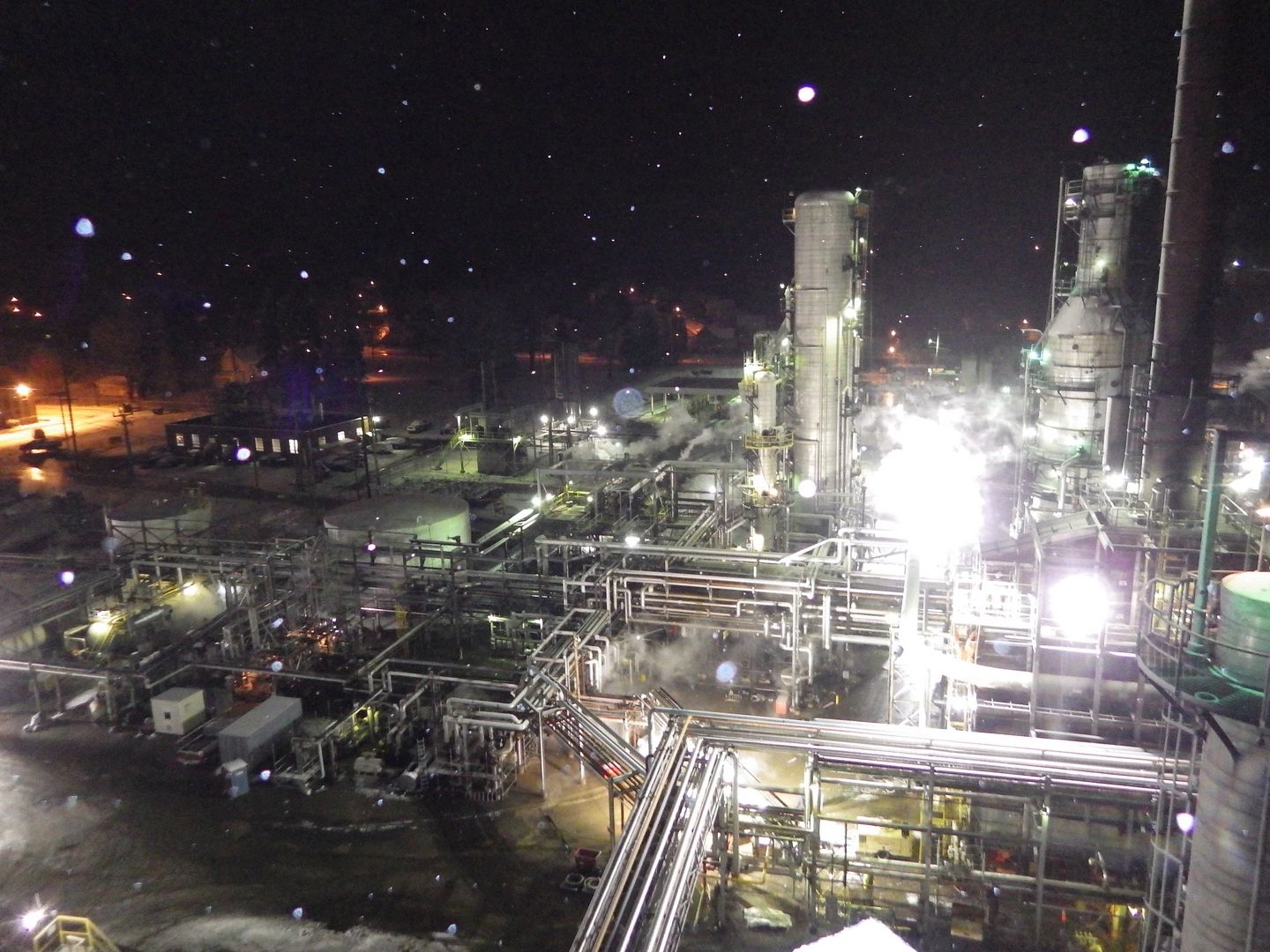 Industrial inspection engineer at work